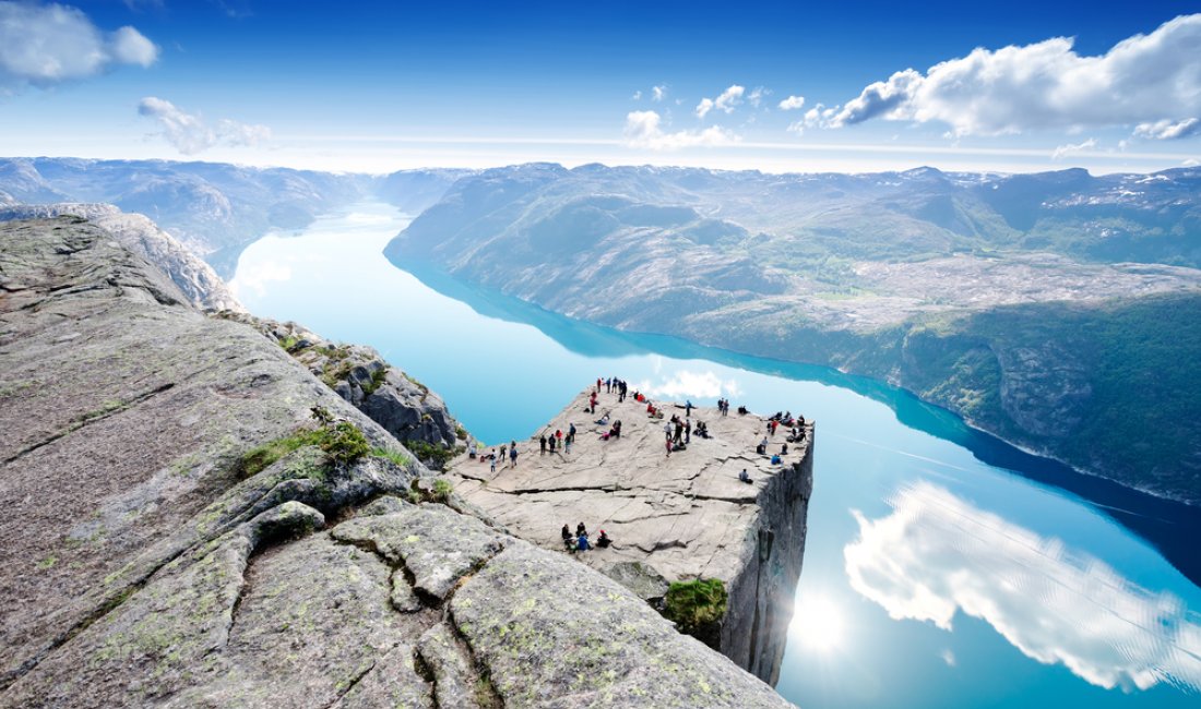 Preikestolen, il 'pulpito di pietra', Norvegia