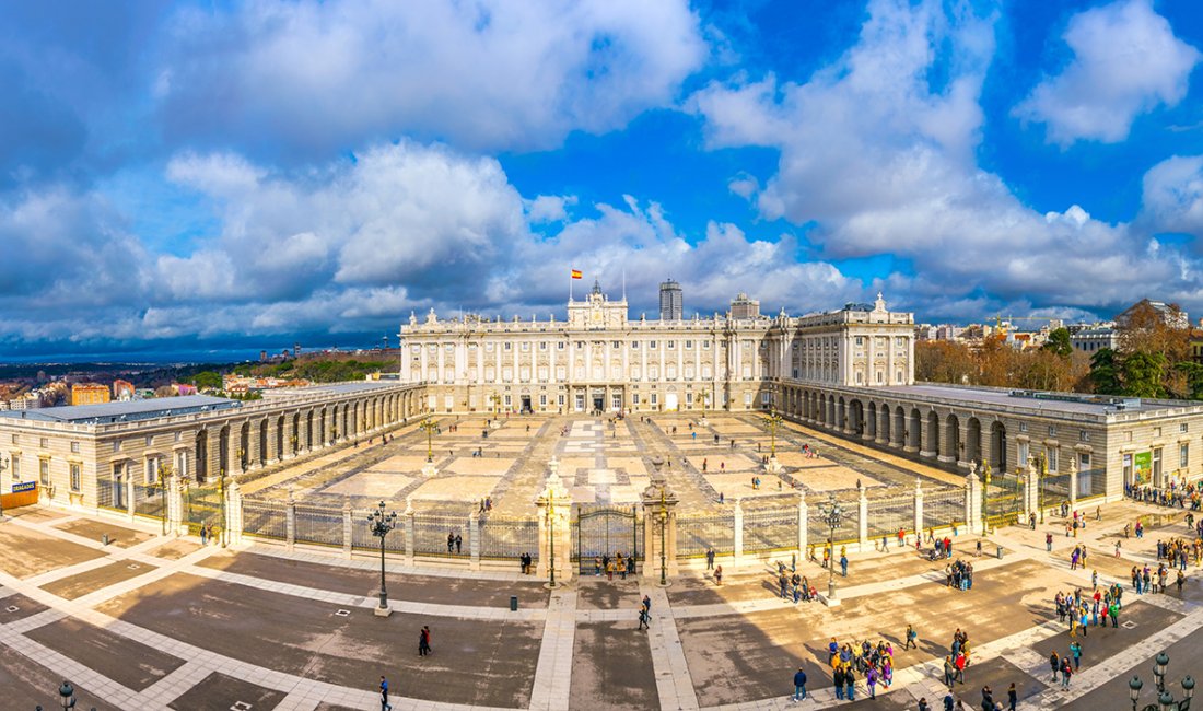 Madrid, colpo d'occhio del Palazzo Reale