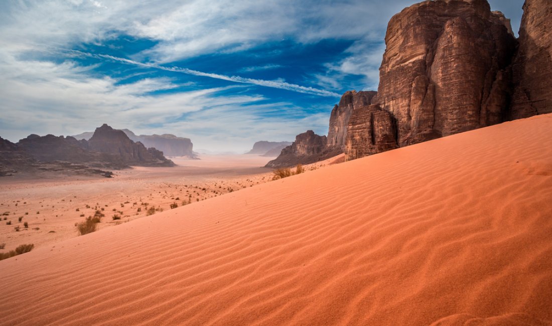 Il profilo inconfondibile del Wadi Rum. Credits EyesTravelling / Shutterstock