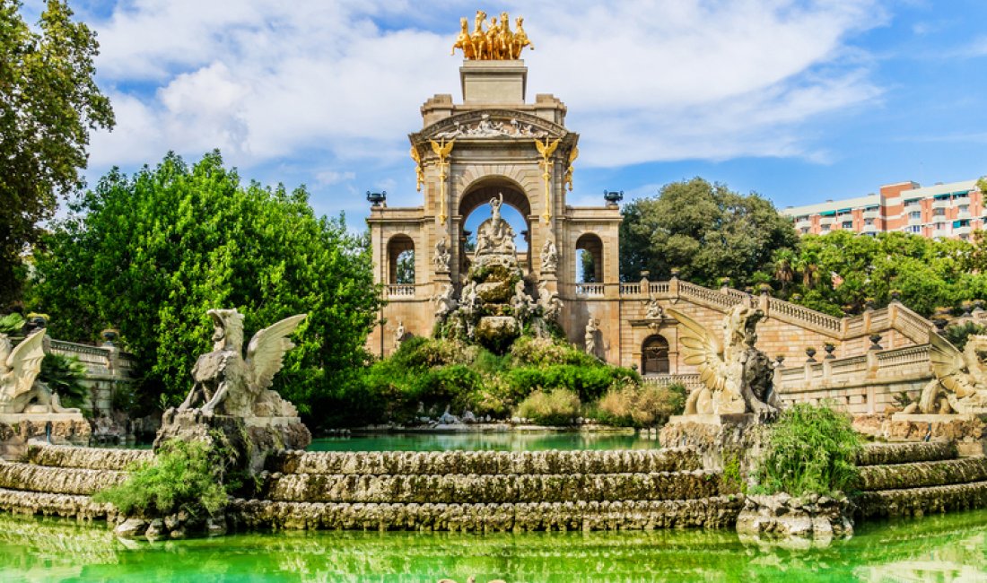 In giro per il Parc de la Ciutadella, Barcellona