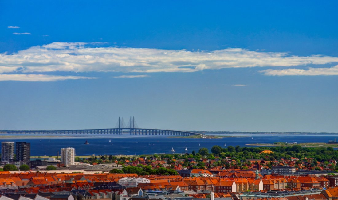 La città e il ponte sull'Øresund 