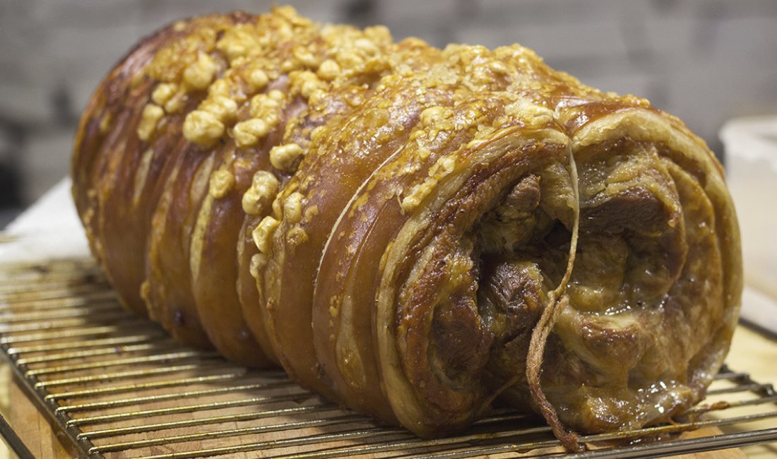 Una sontuosa porchetta fatta in casa