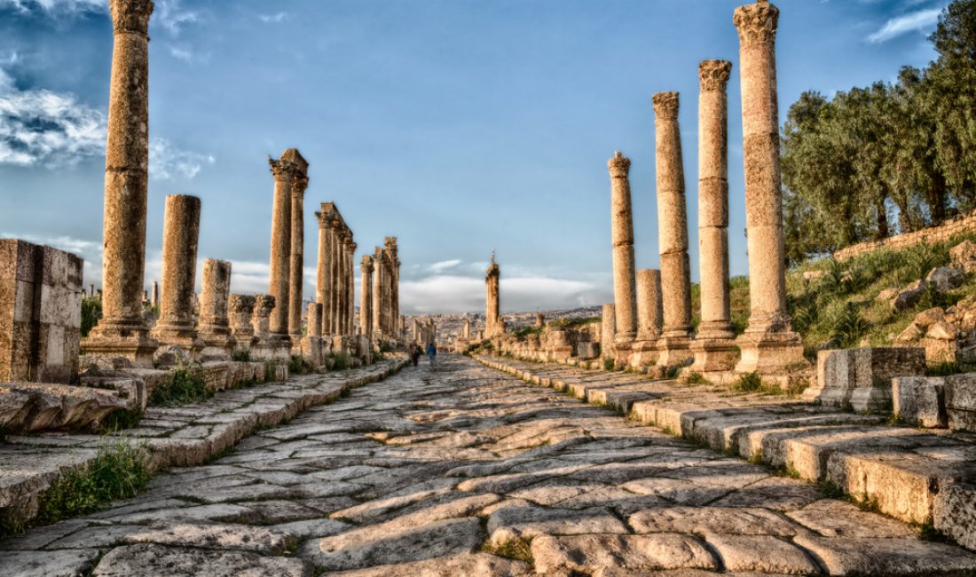Jerash, tra le rovine della città romana