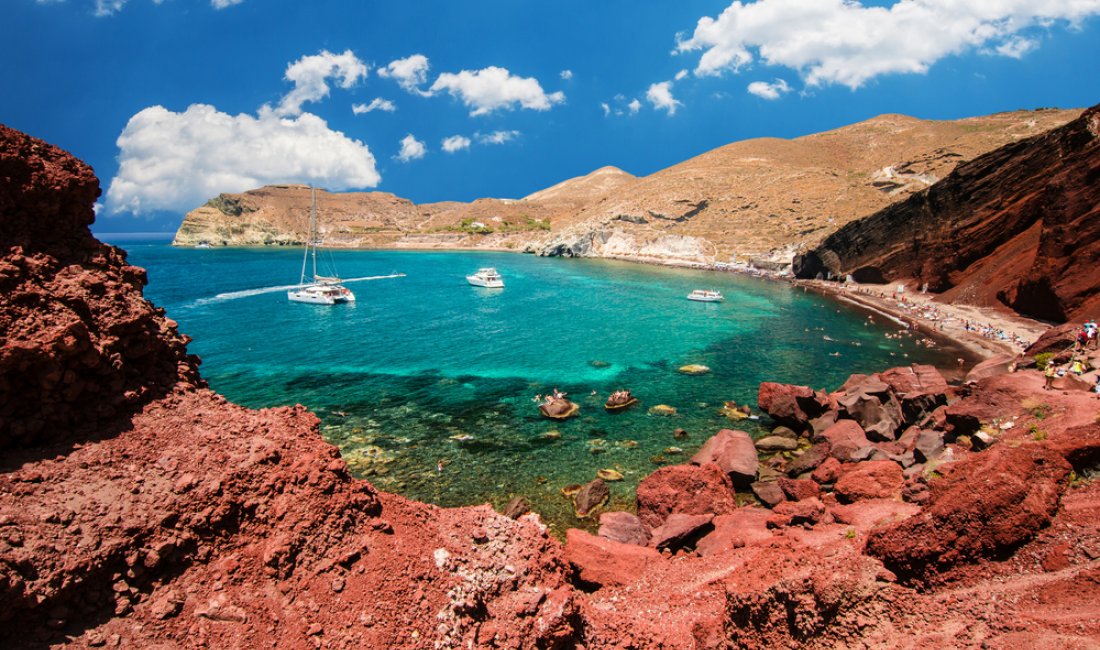 Santorini, la famosa Red Beach