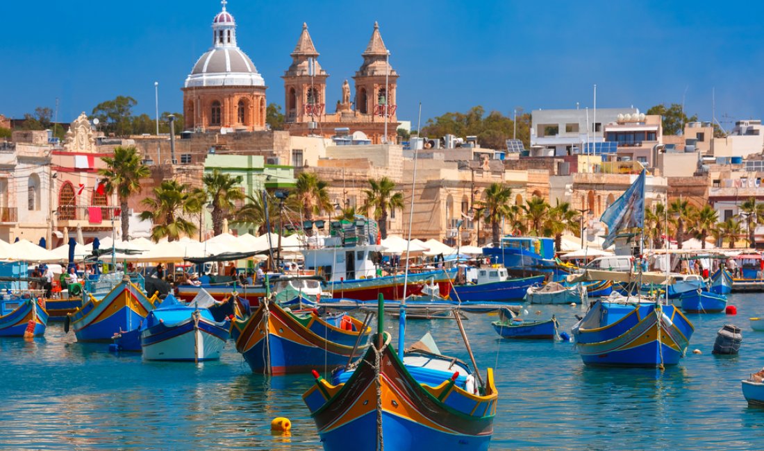Malta, barche a Marsaxlokk. Credits kavalenkava / Shutterstock