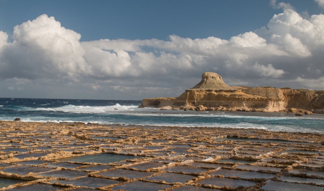 Gozo, saline della Xwejni Bay