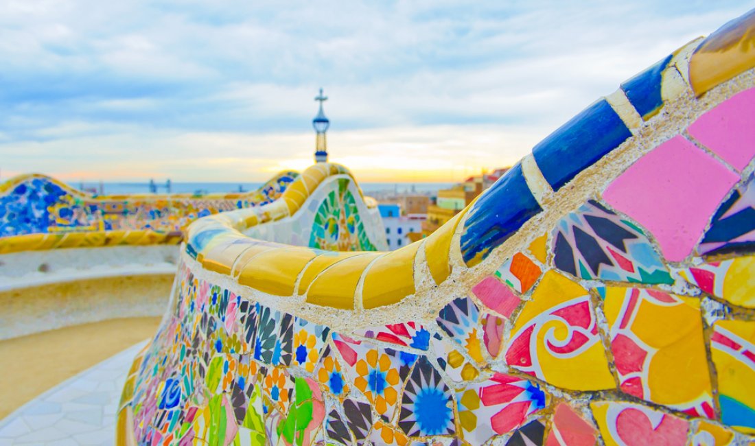 Barcellona, tutti i colori di Parc Güell