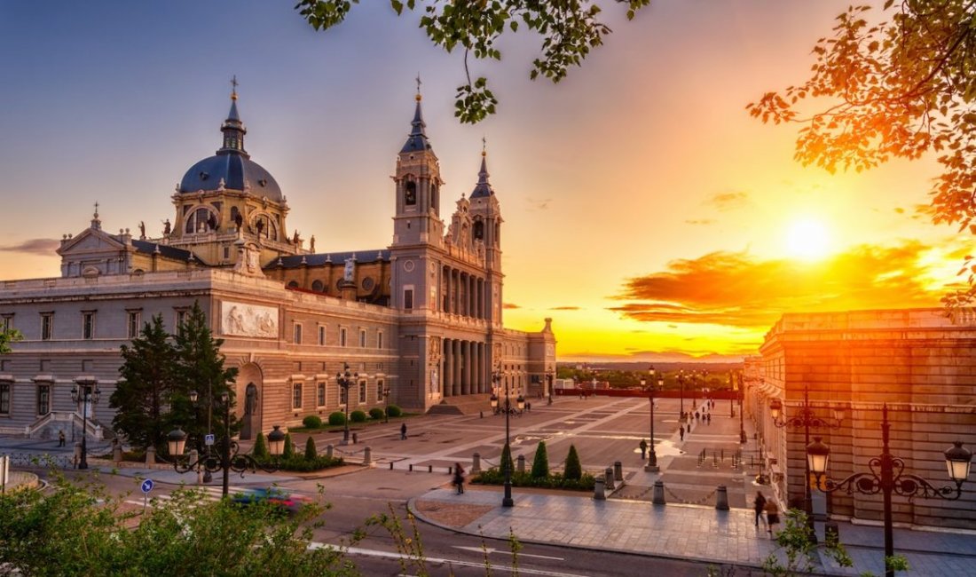 Madrid, un tramonto grandioso